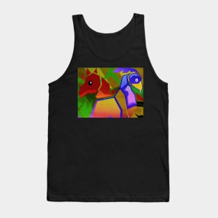 Leaper Lizard and Flut Flut Tank Top